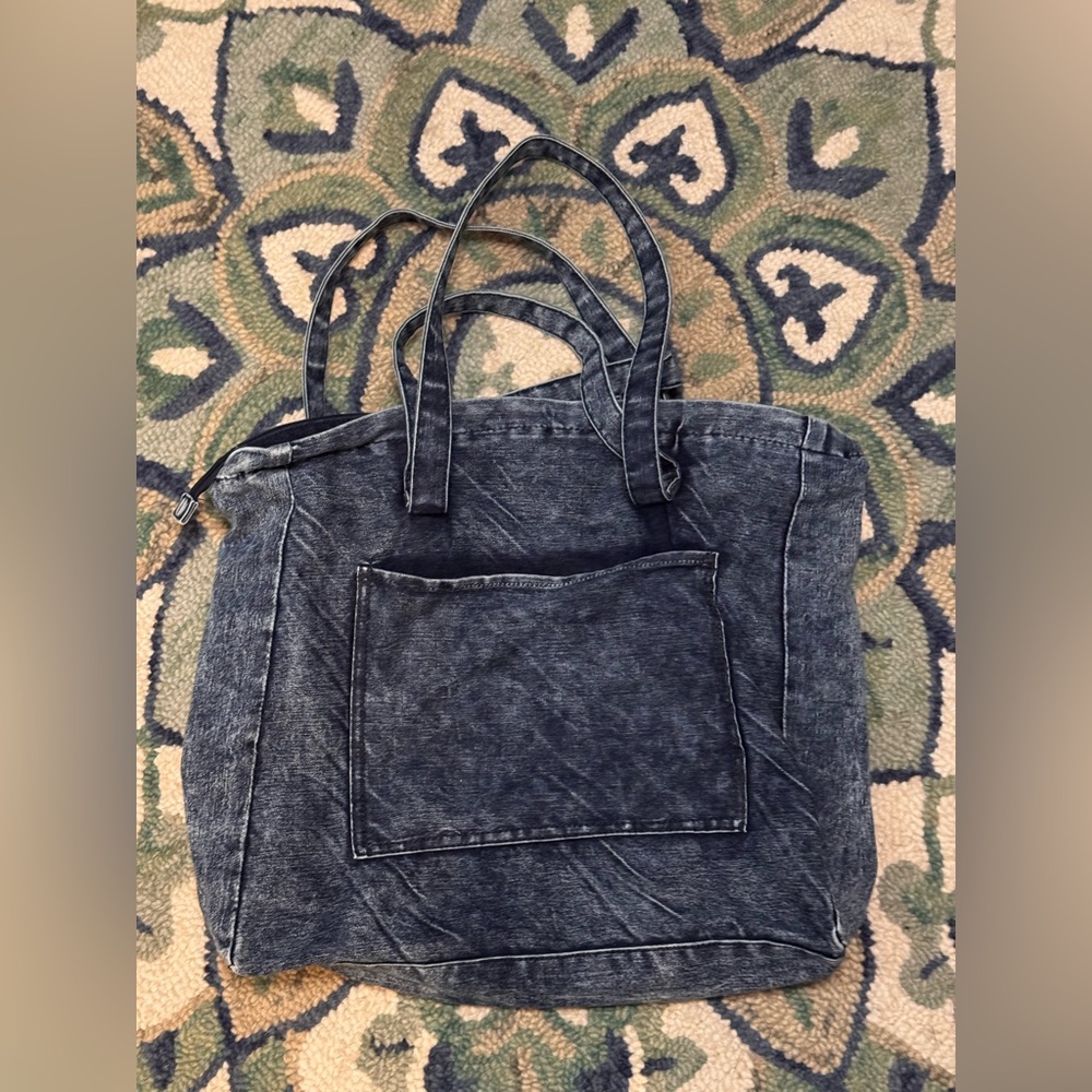 EUC🔷Torrid Denim Woven Fabric Tote Bag - Picture 3 of 6